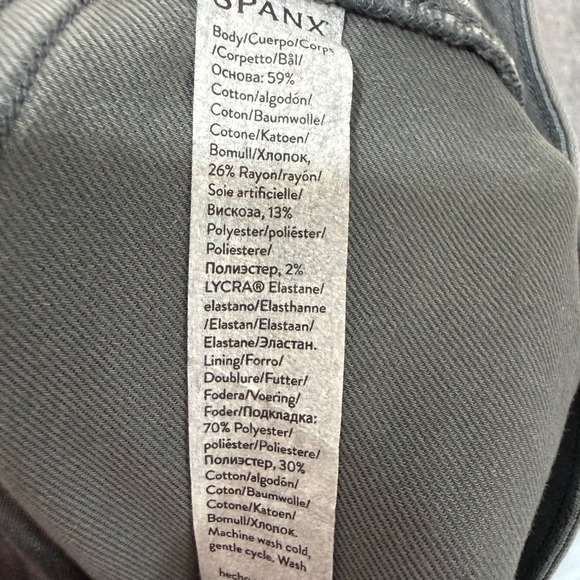 SPANX Stretch Twill‎ Straight Leg Pants Womens 34x30 Green Casual Comfort Fit - Picture 3 of 10